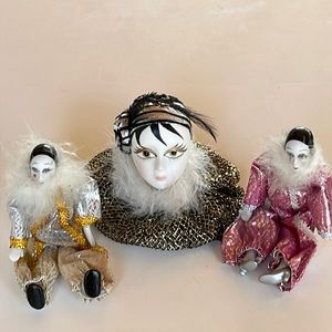 VTG 1980’s Harlequin Figurines